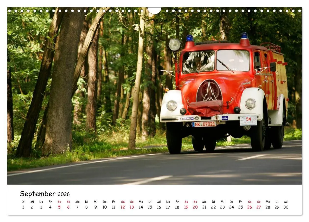 Bild: 9783516225648 | Klassische Lastkraftwagen (Wandkalender 2026 DIN A3 quer), CALVENDO...