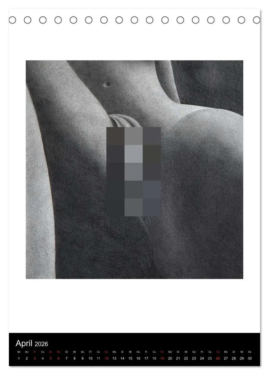 Bild: 9783516465648 | Akt abstrakt - Abstrakte Aktzeichnungen (Tischkalender 2026 DIN A5...