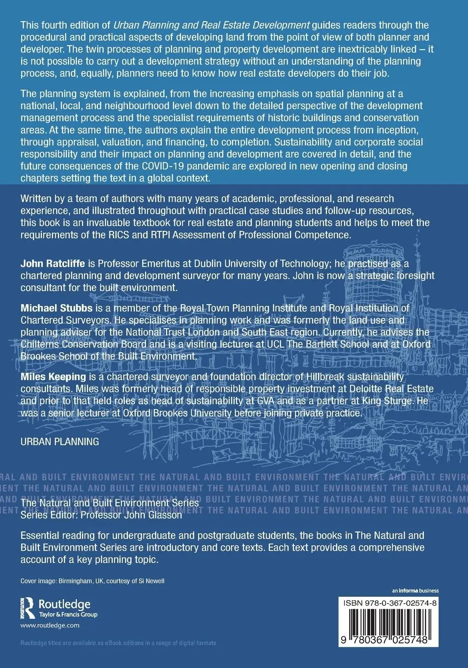 Rückseite: 9780367025748 | Urban Planning and Real Estate Development | John Ratcliffe (u. a.)