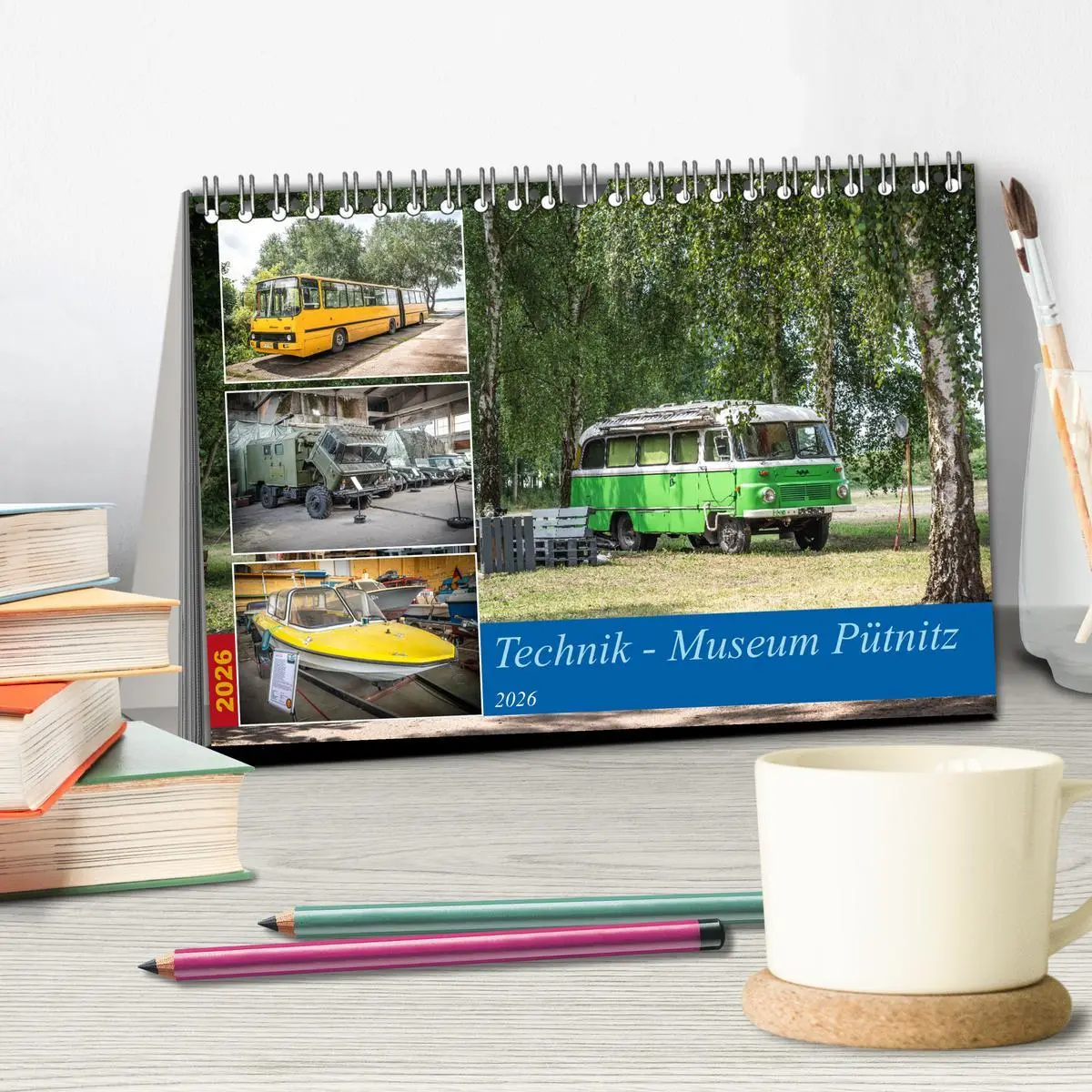 Bild: 9783457505748 | Technik-Museum Pütnitz (Tischkalender 2026 DIN A5 quer), CALVENDO...