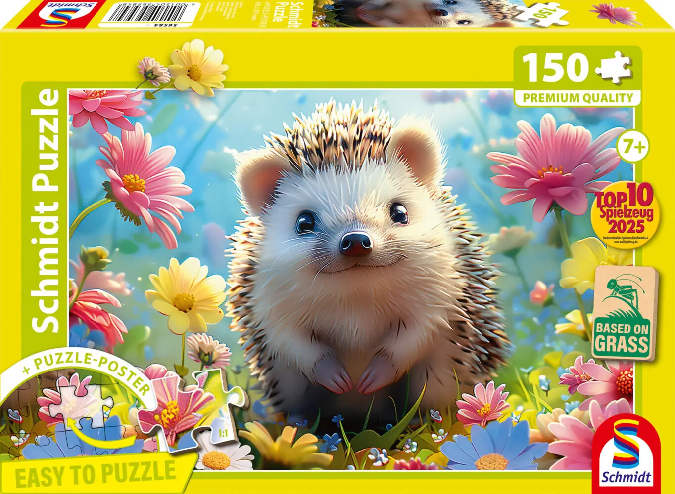 Cover: 4001504565848 | Igelchen | Kinderpuzzle Graspappe Standard 150 Teile | Spiel | 56584