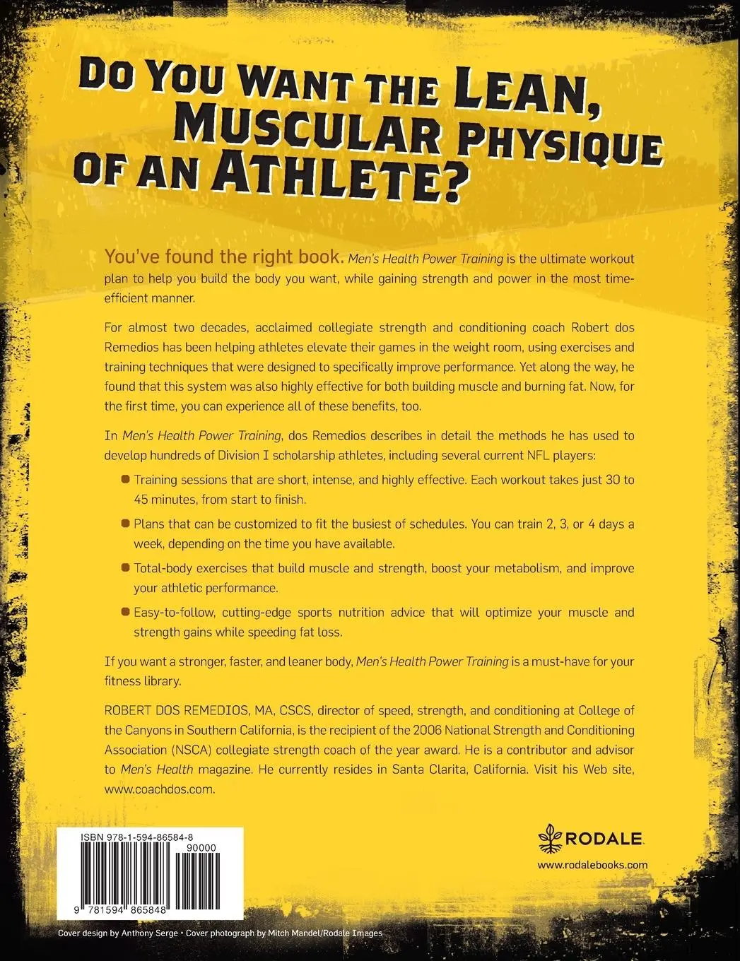 Rückseite: 9781594865848 | Men's Health Power Training | Robert Dos Remedios (u. a.) | Buch