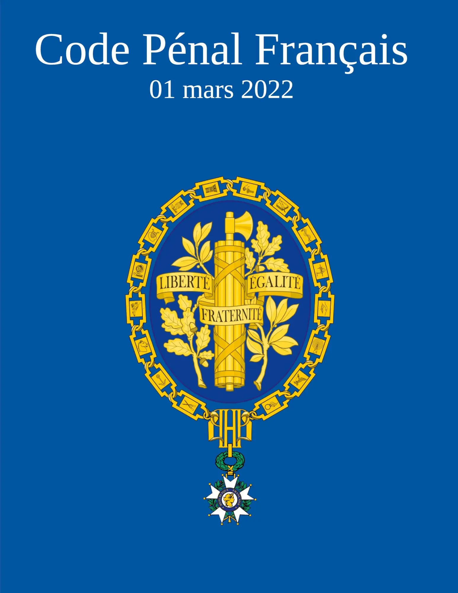 Cover: 9783753435848 | Code Pénal Français | Dgr Law Books | Taschenbuch | Französisch | 2022