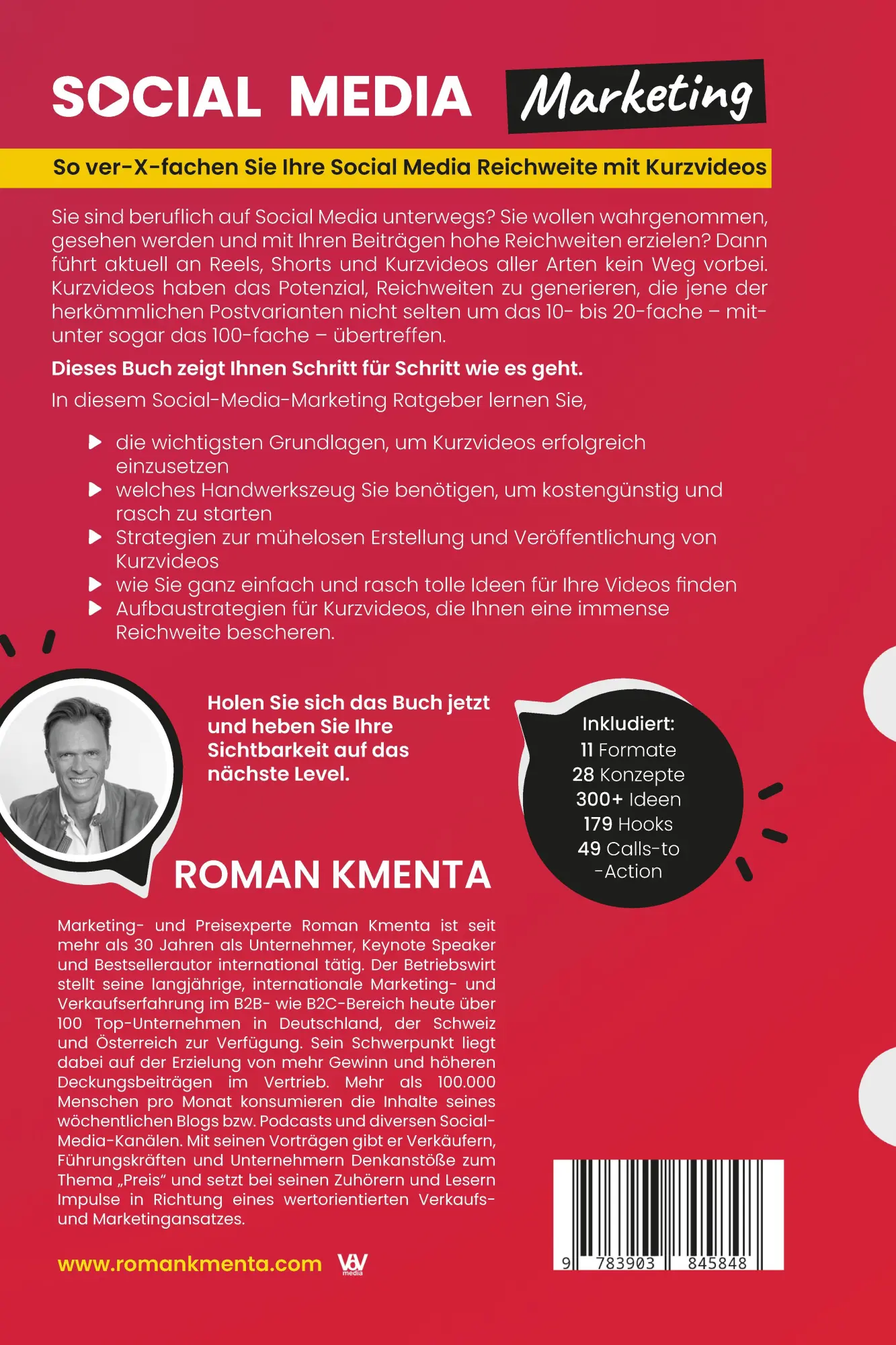 Rückseite: 9783903845848 | Social Media Marketing - Mit Reels und Kurzvideos zu maximaler...