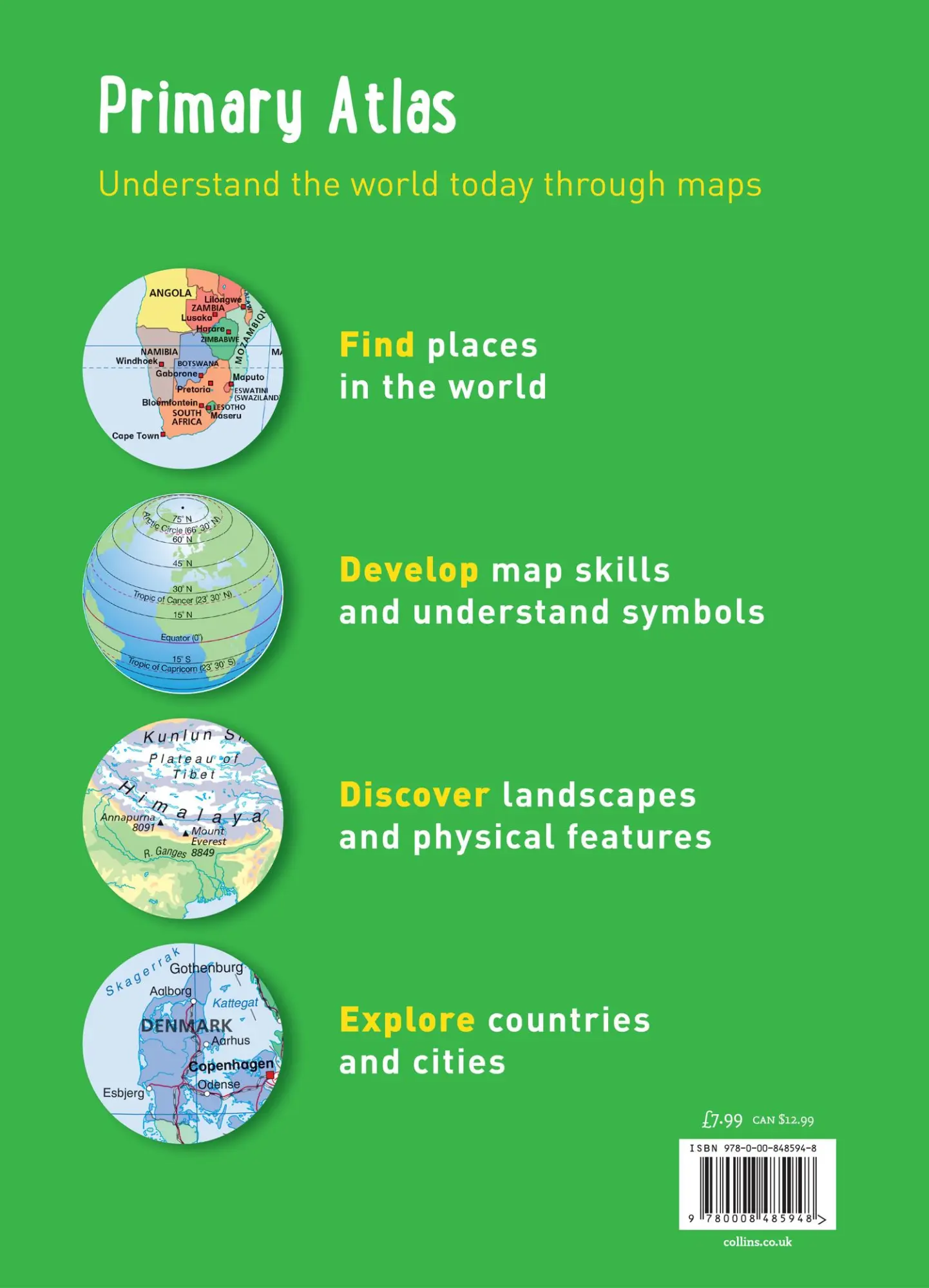 Rückseite: 9780008485948 | Collins Primary Atlas | Ideal for Learning at School and at Home