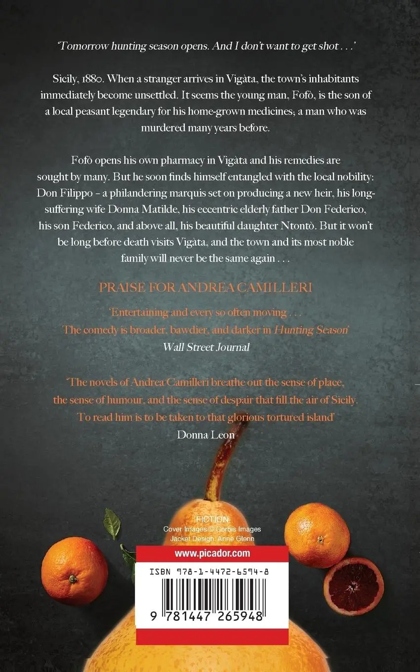 Rückseite: 9781447265948 | Hunting Season | Andrea Camilleri | Taschenbuch | Englisch | 2015