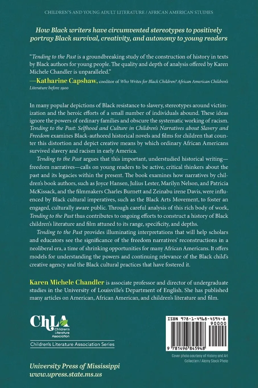 Rückseite: 9781496845948 | Tending to the Past | Karen Michele Chandler | Taschenbuch | Englisch