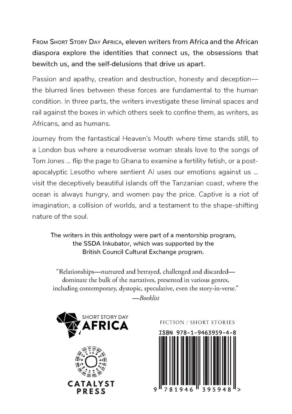 Rückseite: 9781946395948 | Captive: New Short Fiction from Africa | Sola Njoku (u. a.) | Buch