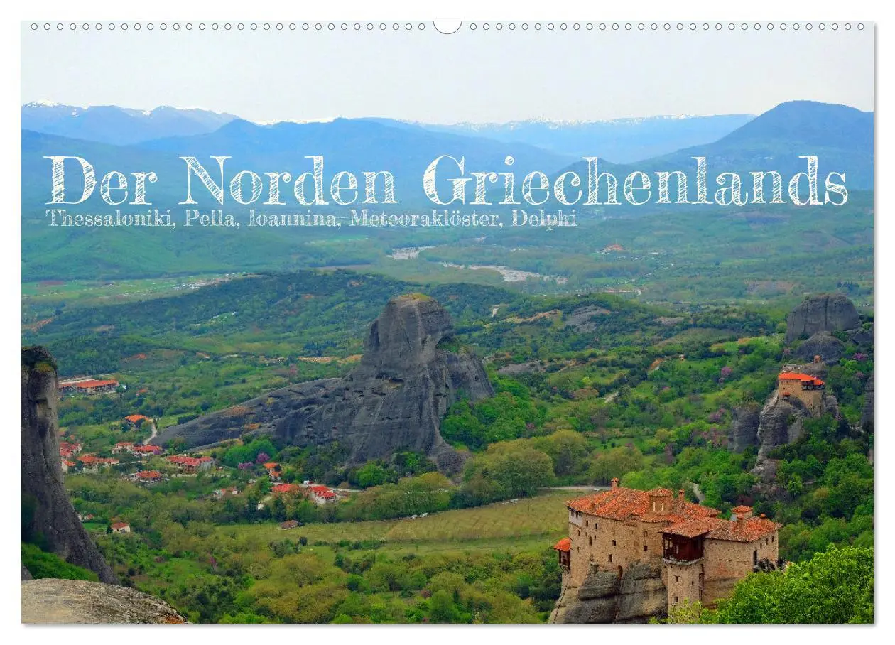 Cover: 9783457585948 | Der Norden Griechenlands (Wandkalender 2026 DIN A2 quer), CALVENDO...
