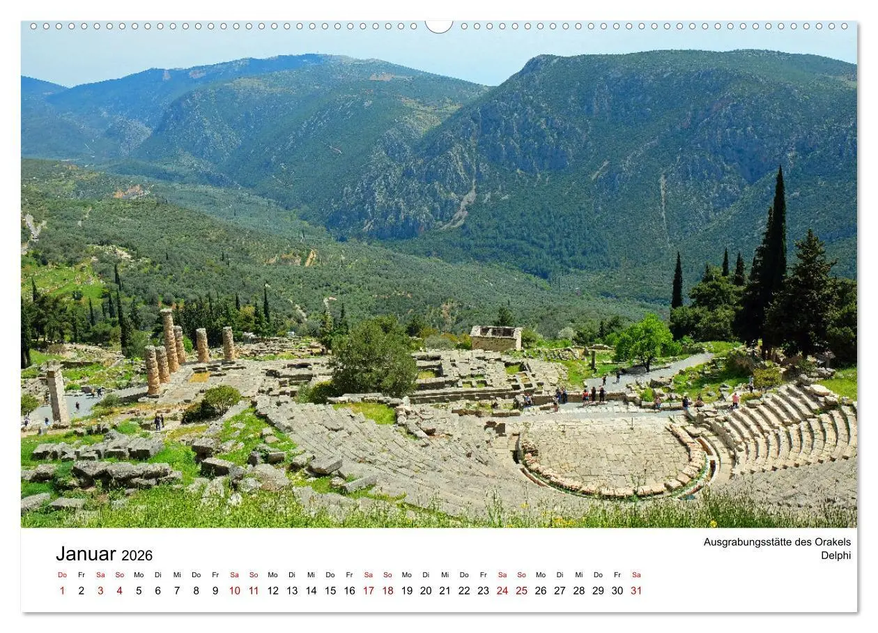 Bild: 9783457585948 | Der Norden Griechenlands (Wandkalender 2026 DIN A2 quer), CALVENDO...
