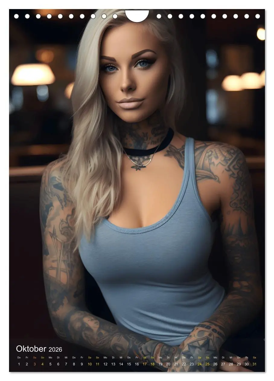 Bild: 9783516295948 | Tattoo Schönheiten - zwölf Monate, zwölf Frauen und jede Menge...