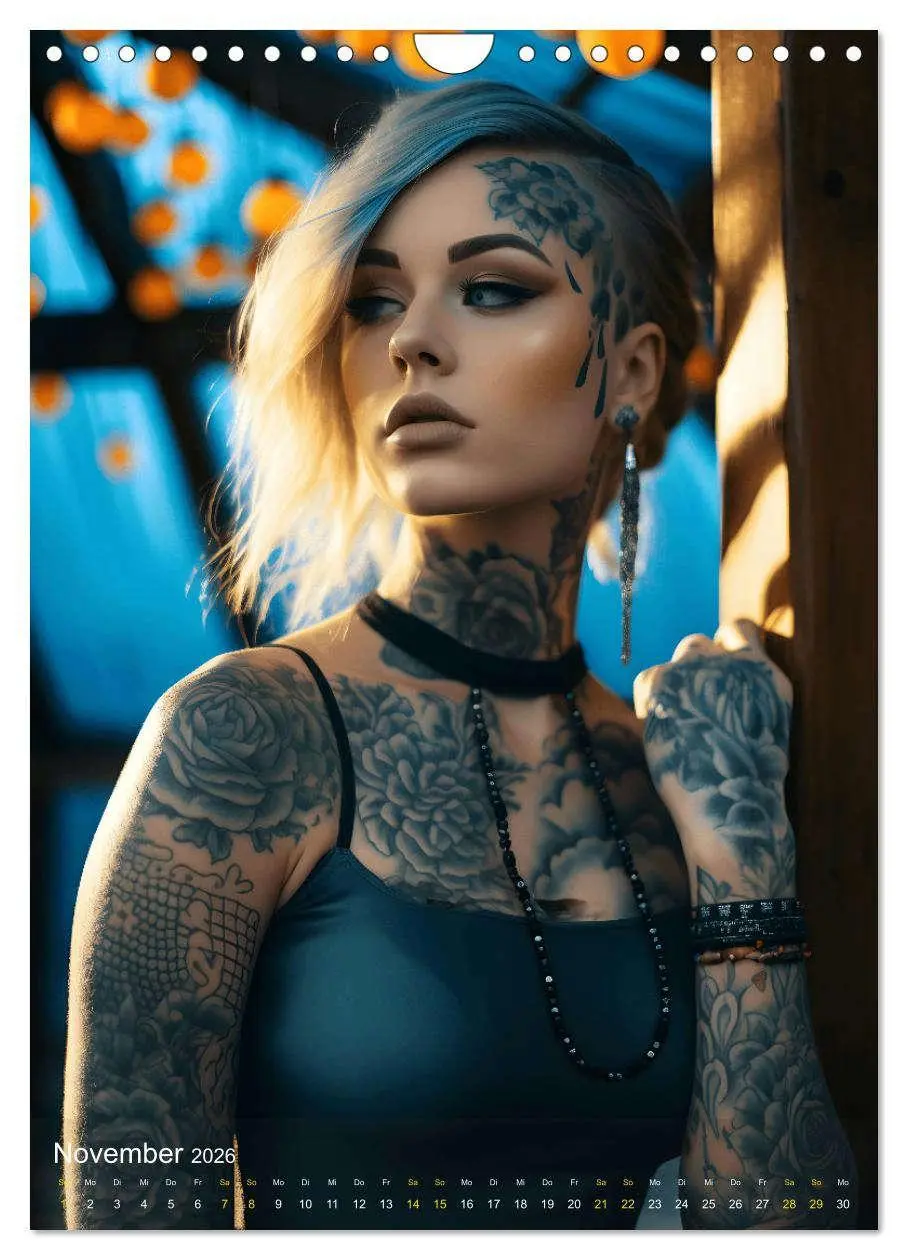 Bild: 9783516295948 | Tattoo Schönheiten - zwölf Monate, zwölf Frauen und jede Menge...