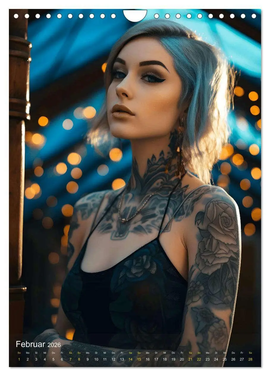 Bild: 9783516295948 | Tattoo Schönheiten - zwölf Monate, zwölf Frauen und jede Menge...