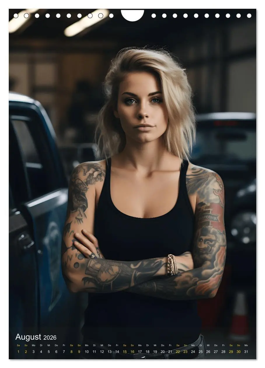 Bild: 9783516295948 | Tattoo Schönheiten - zwölf Monate, zwölf Frauen und jede Menge...