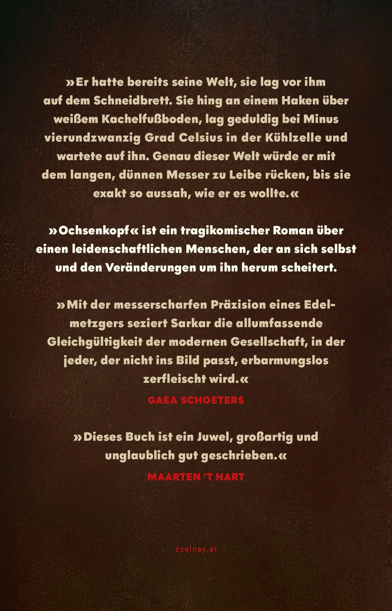 Bild: 9783552075948 | Ochsenkopf | Manik Sarkar | Buch | 176 S. | Deutsch | 2026