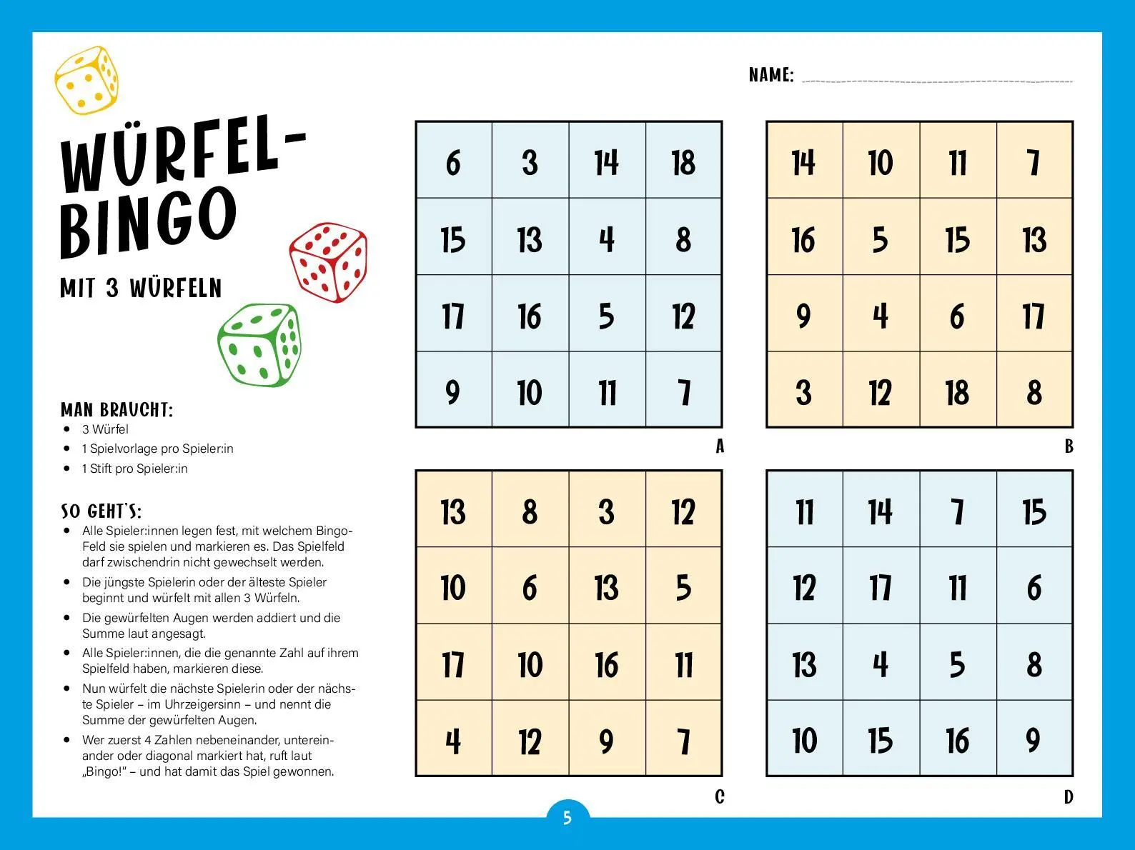 Bild: 9783625195948 | Der ultimative Bingo-Block für die ganze Familie | Taschenbuch | 80 S.