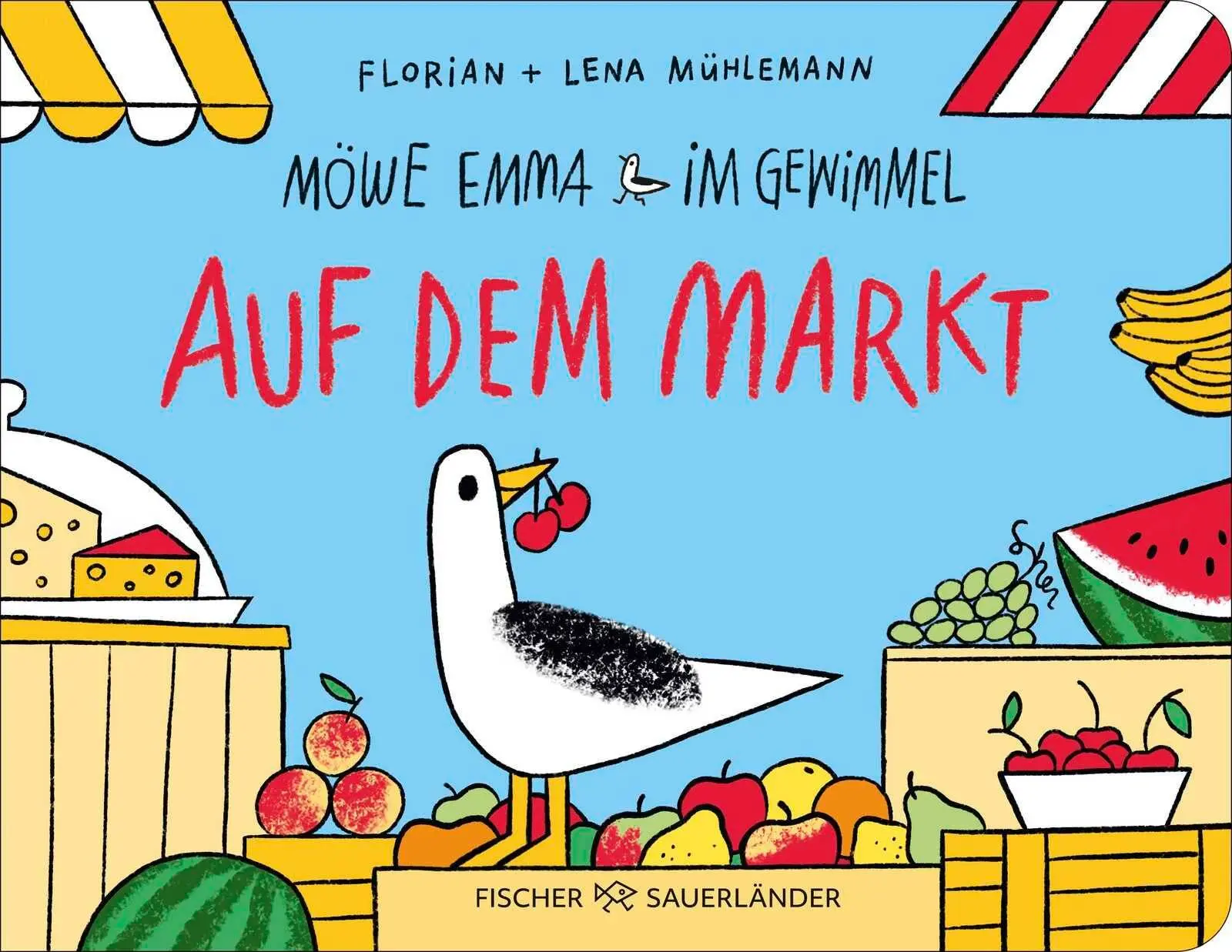 Cover: 9783737375948 | Möwe Emma im Gewimmel: Auf dem Markt | Wimmelbuch ab 2 Jahren | Buch