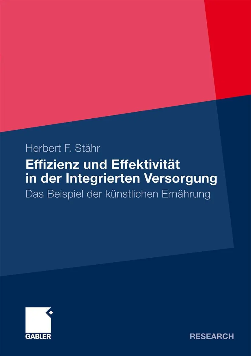 Cover: 9783834915948 | Effizienz und Effektivität in der Integrierten Versorgung | Stähr