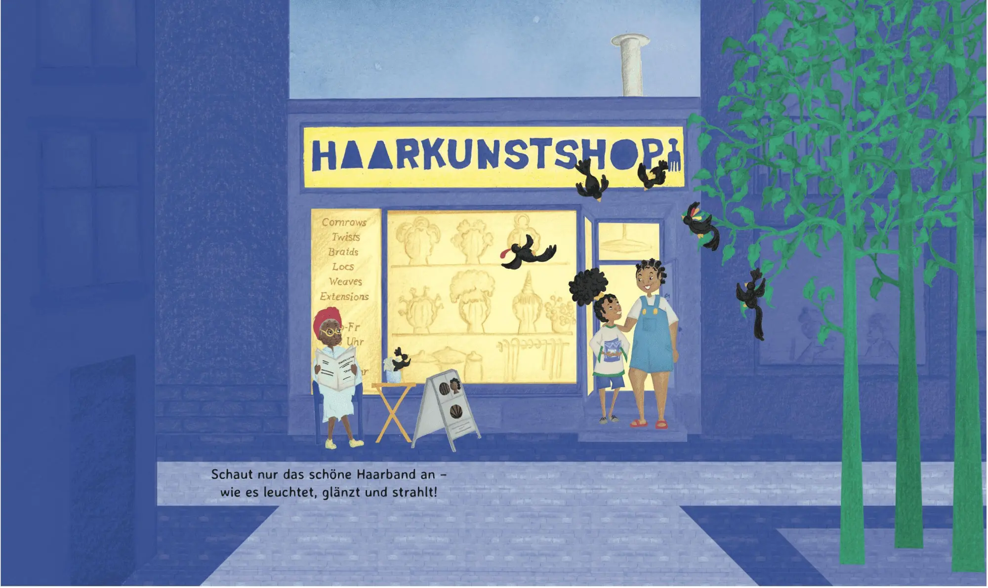 Bild: 9783949545948 | Der Haarkunstshop - Einmal glatte Haare, bitte! | Catherine Folawiyo