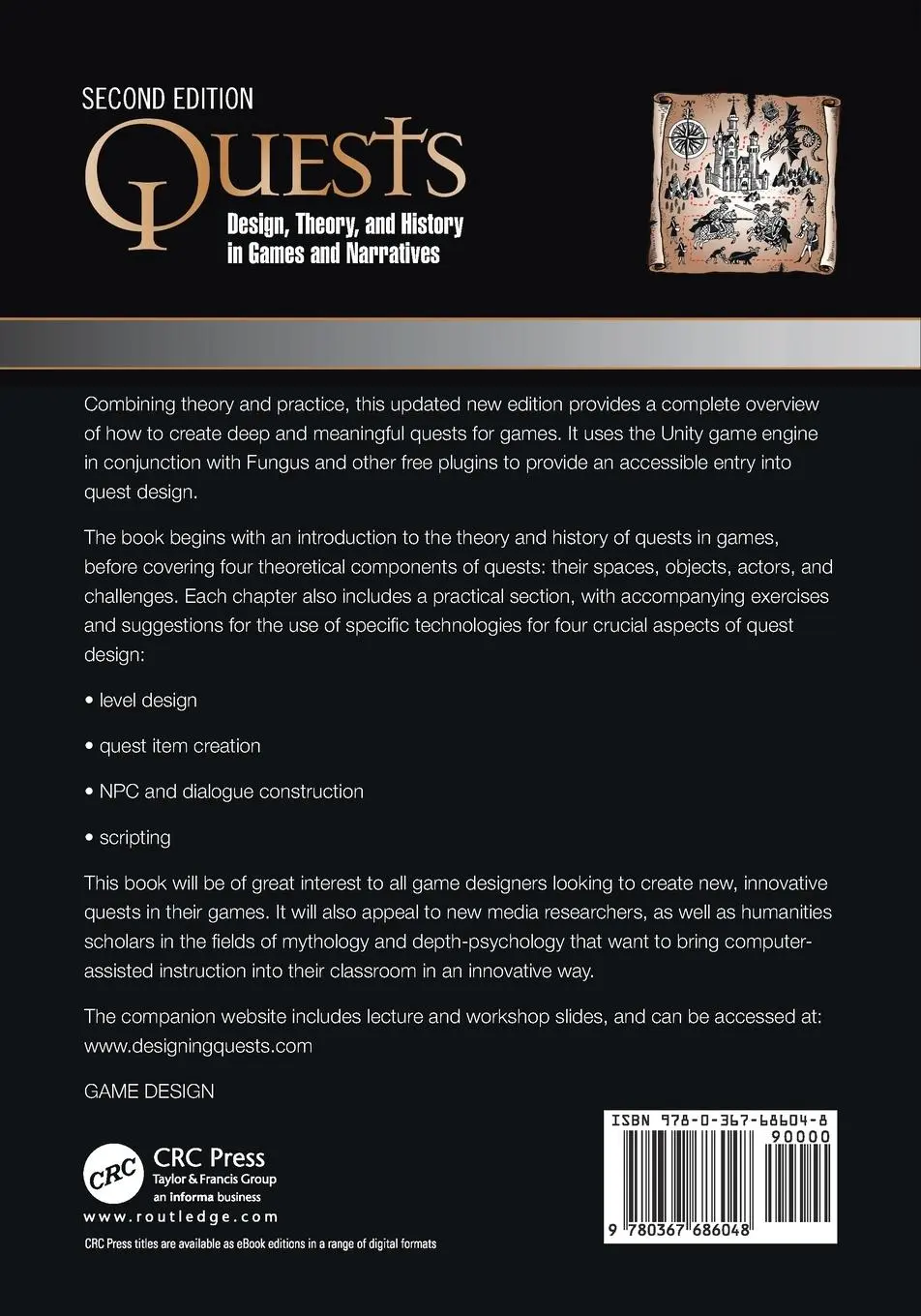 Rückseite: 9780367686048 | Quests | Design, Theory, and History in Games and Narratives | Howard