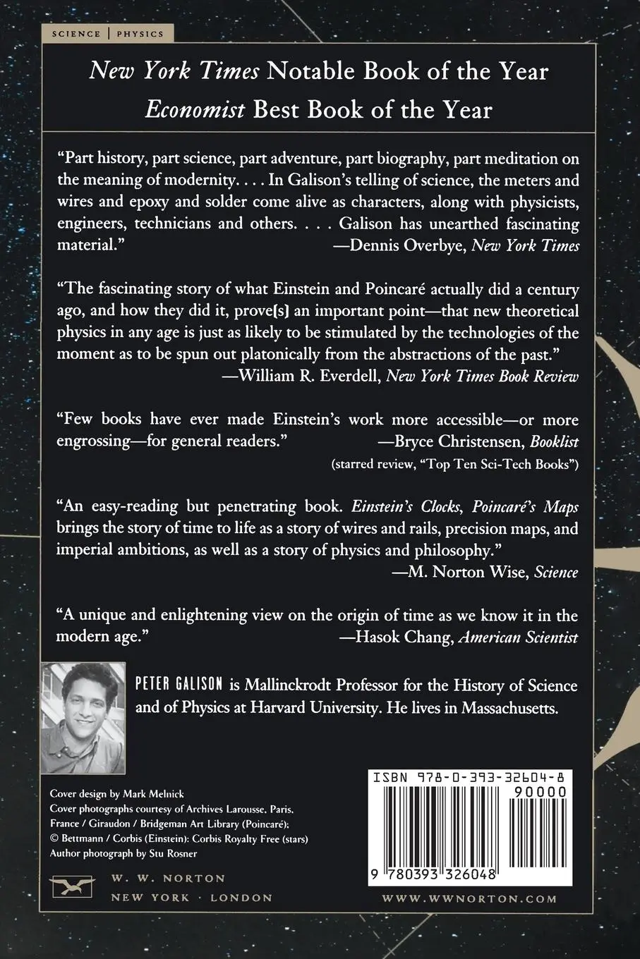 Rückseite: 9780393326048 | Einstein's Clocks, Poincare's Maps | Empires of Time | Peter Galison