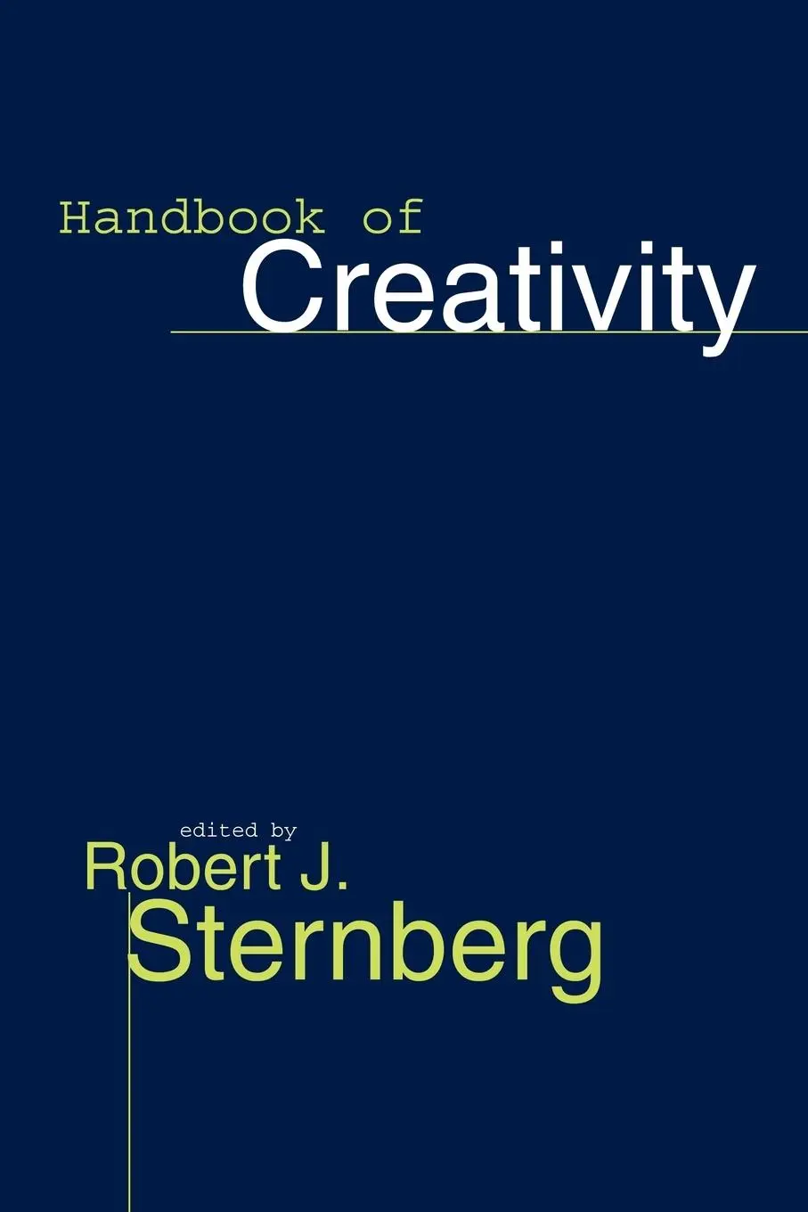 Cover: 9780521576048 | Handbook of Creativity | Robert J. Sternberg | Taschenbuch | Englisch
