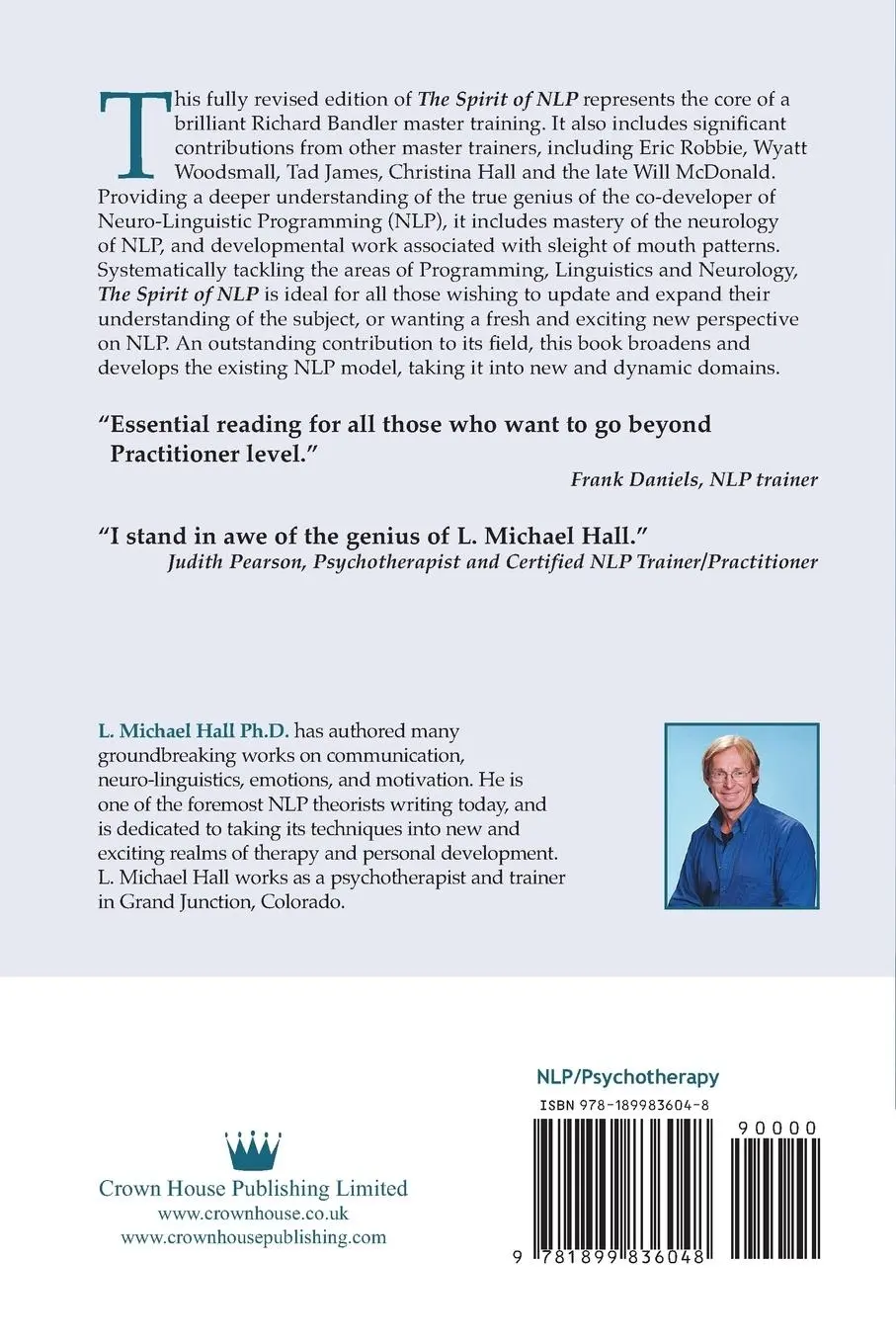 Rückseite: 9781899836048 | The Spirit of Nlp | L. Michael Hall | Taschenbuch | Englisch | 2013