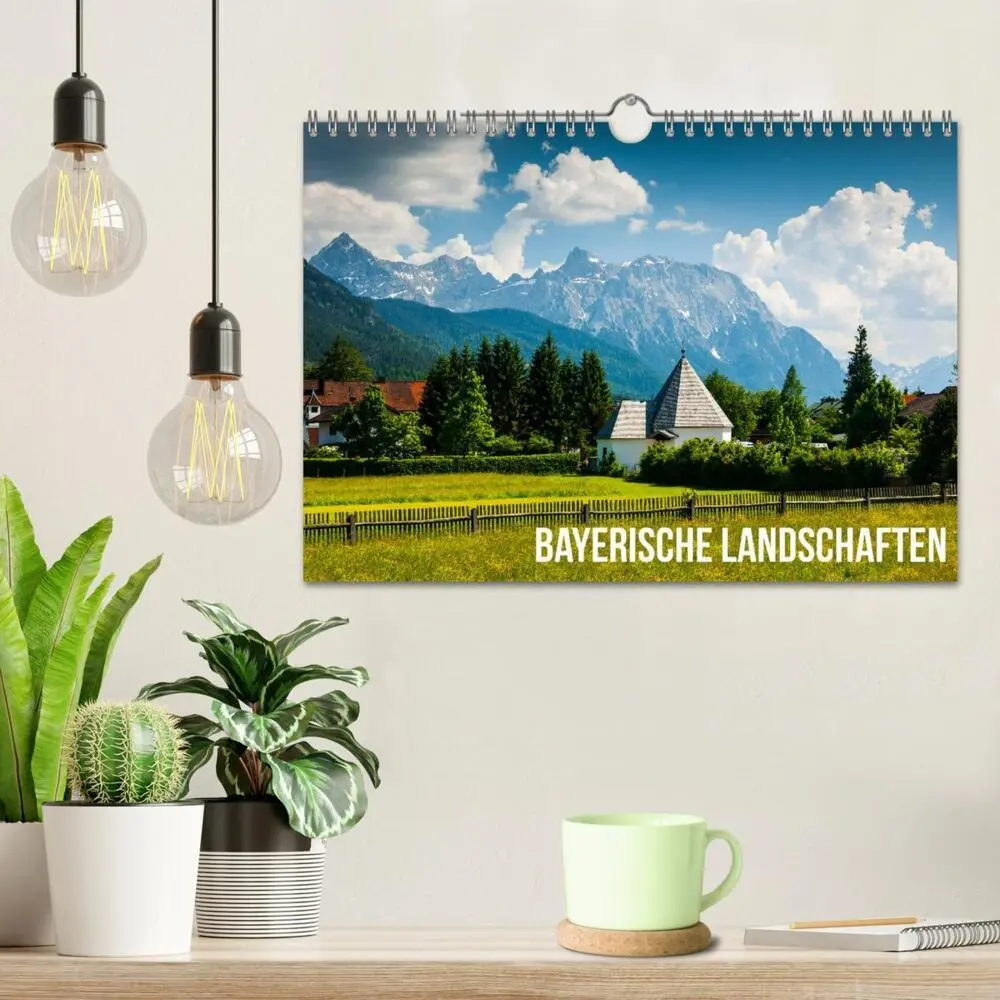 Bild: 9783435456048 | Bayerische Landschaften (Wandkalender 2025 DIN A4 quer), CALVENDO...