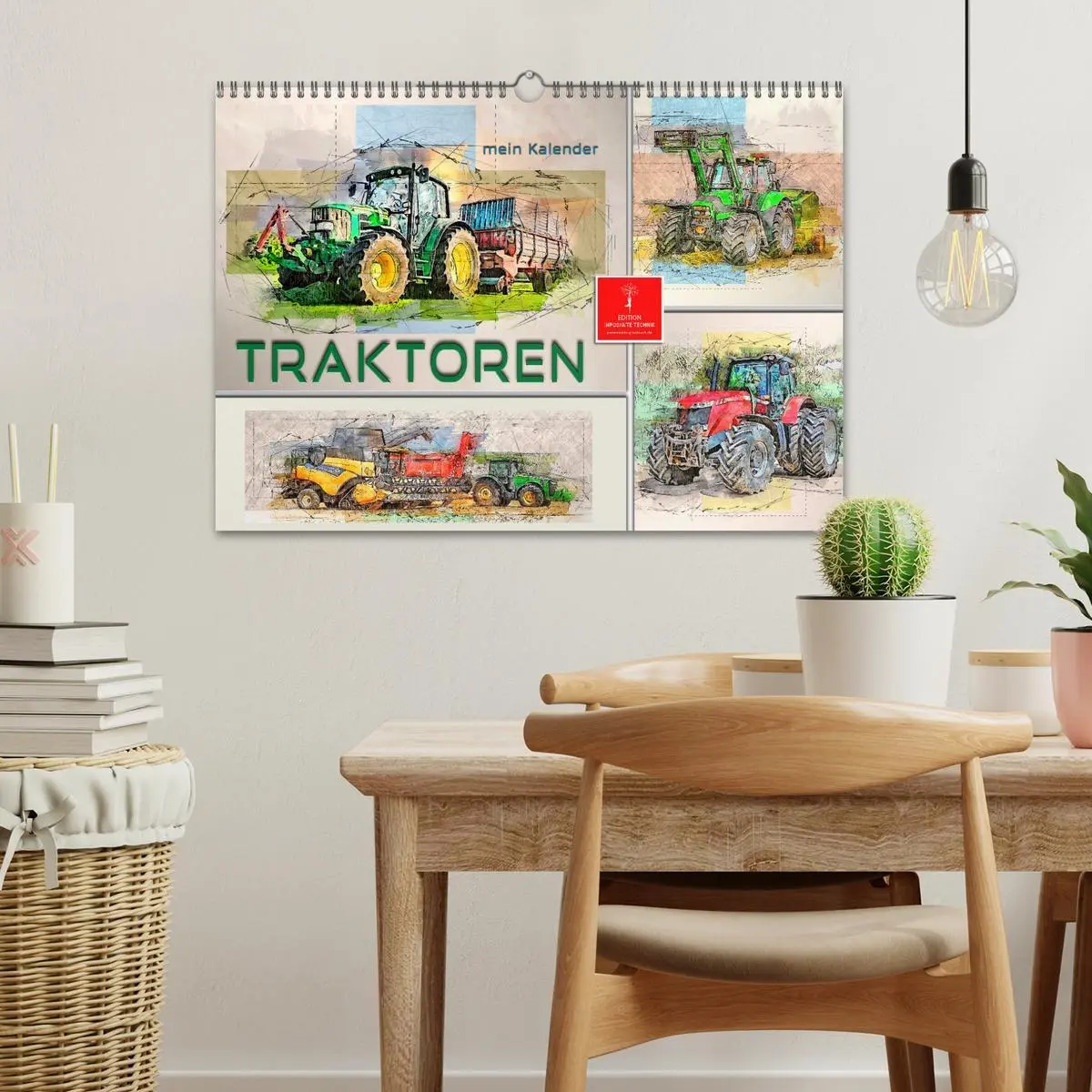 Bild: 9783457546048 | Traktoren - mein Kalender (Wandkalender 2026 DIN A3 quer), CALVENDO...