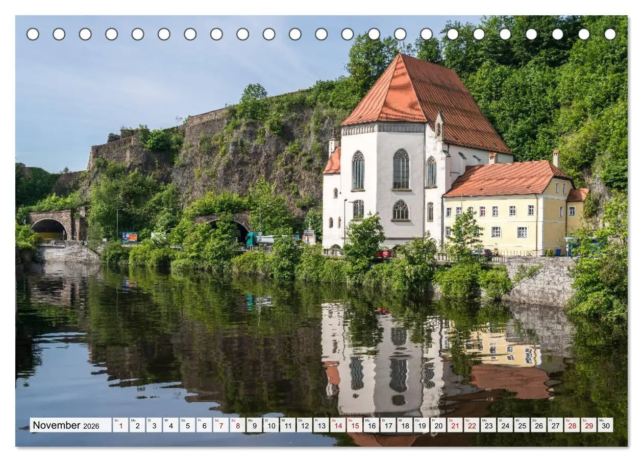 Bild: 9783457786048 | Drei Flüsse Stadt Passau (Tischkalender 2026 DIN A5 quer), CALVENDO...