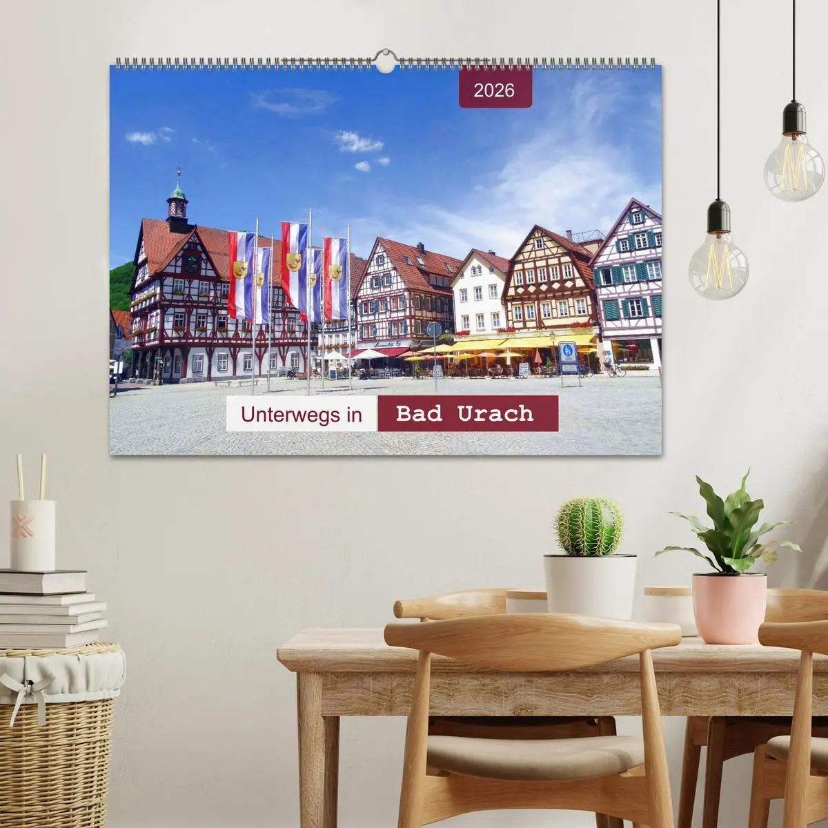 Bild: 9783457856048 | Unterwegs in Bad Urach (Wandkalender 2026 DIN A2 quer), CALVENDO...