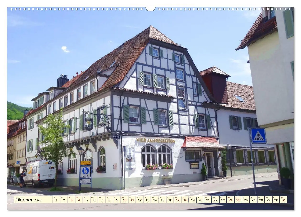 Bild: 9783457856048 | Unterwegs in Bad Urach (Wandkalender 2026 DIN A2 quer), CALVENDO...