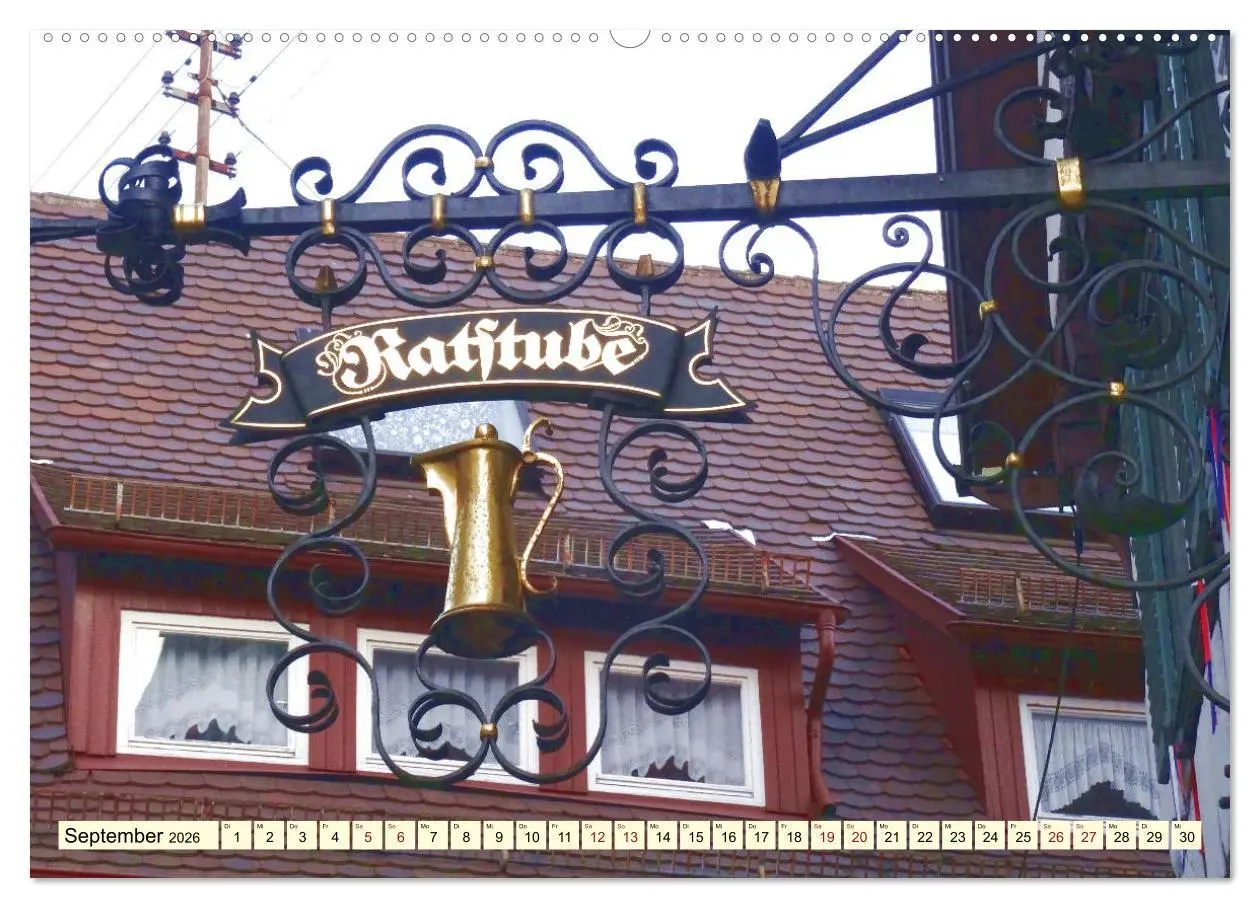 Bild: 9783457856048 | Unterwegs in Bad Urach (Wandkalender 2026 DIN A2 quer), CALVENDO...