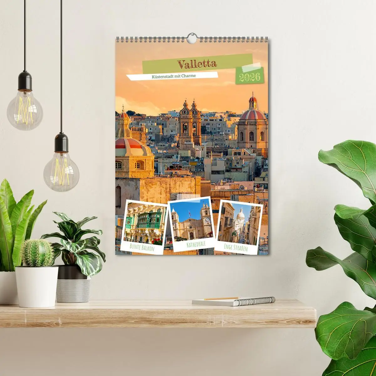 Bild: 9783516326048 | Valletta - Küstenstadt mit Charme (Wandkalender 2026 DIN A3 hoch),...