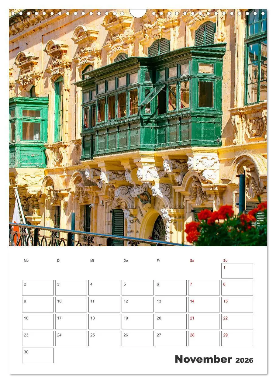 Bild: 9783516326048 | Valletta - Küstenstadt mit Charme (Wandkalender 2026 DIN A3 hoch),...