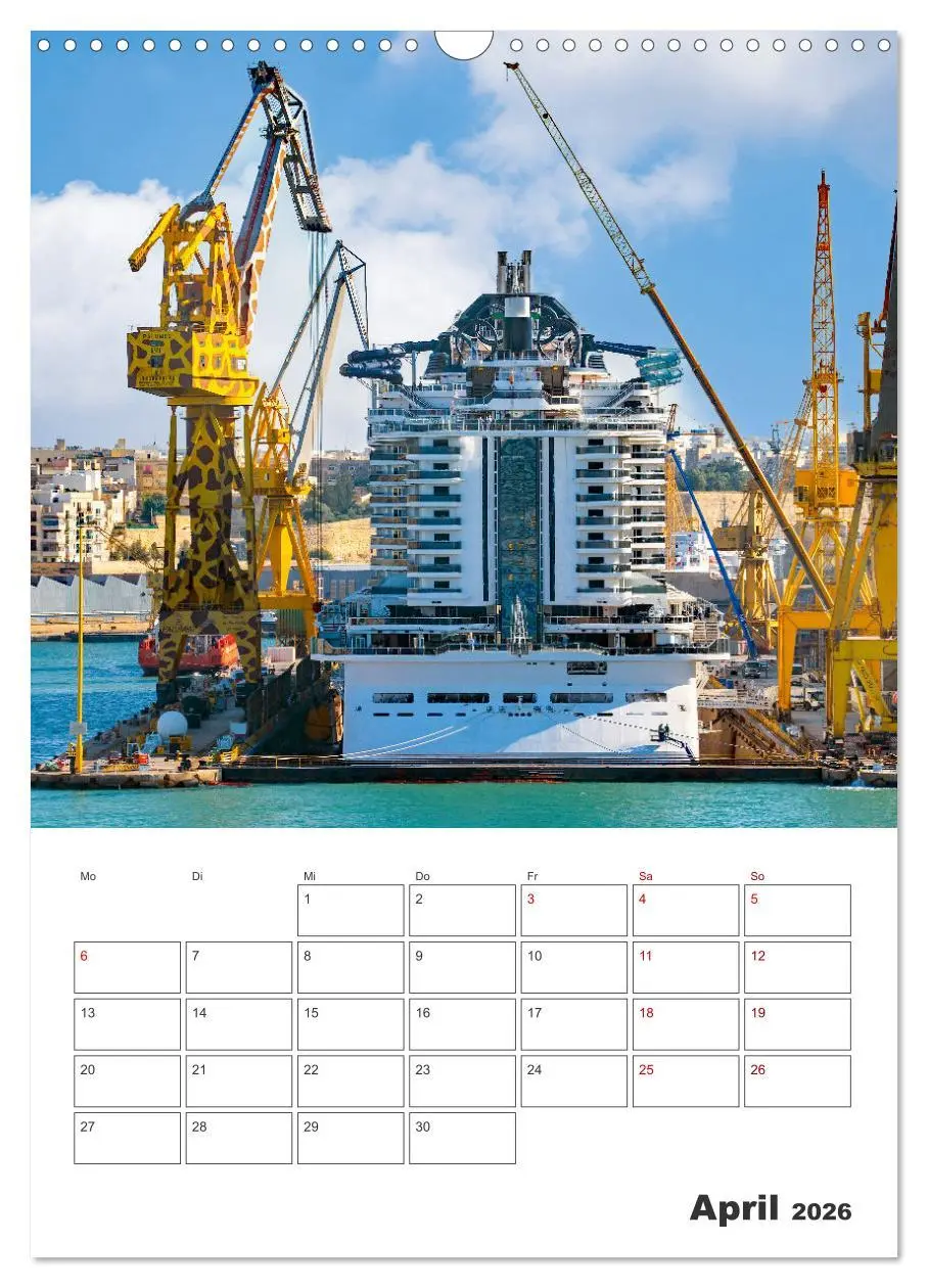 Bild: 9783516326048 | Valletta - Küstenstadt mit Charme (Wandkalender 2026 DIN A3 hoch),...