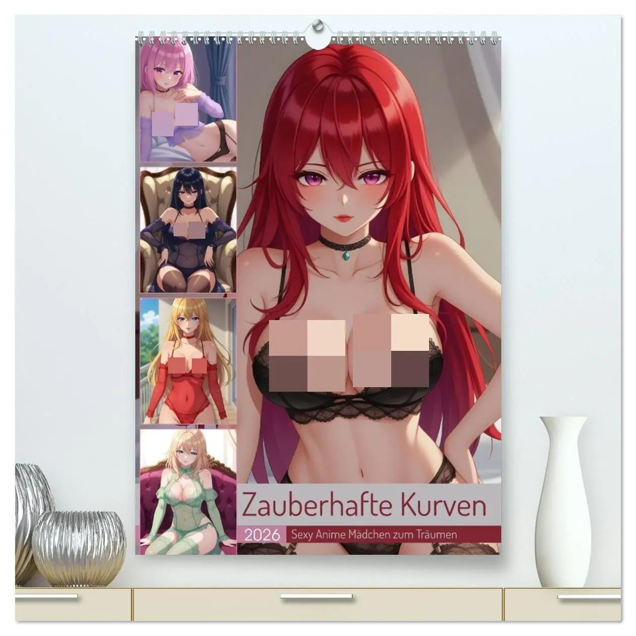 Cover: 9783516706048 | Zauberhafte Kurven (hochwertiger Premium Wandkalender 2026 DIN A2...