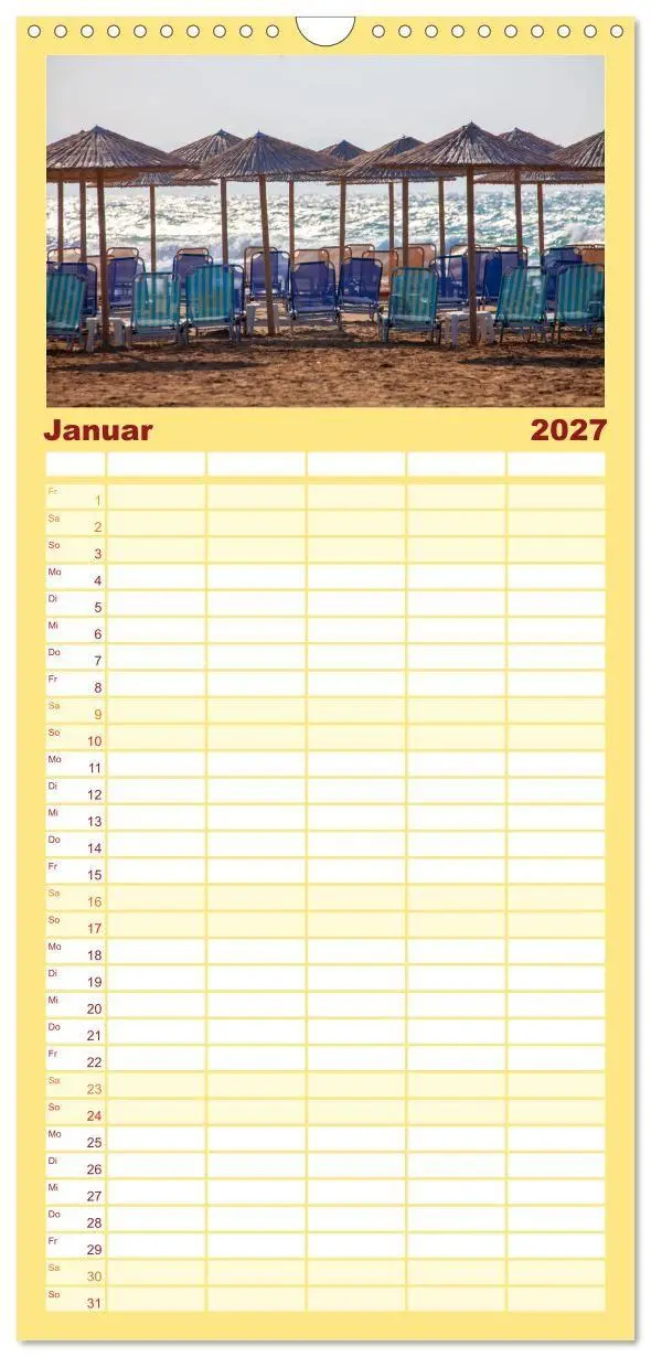 Bild: 9783594306048 | Familienplaner 2027 - Urlaubsparadies in Kreta mit 5 Spalten...