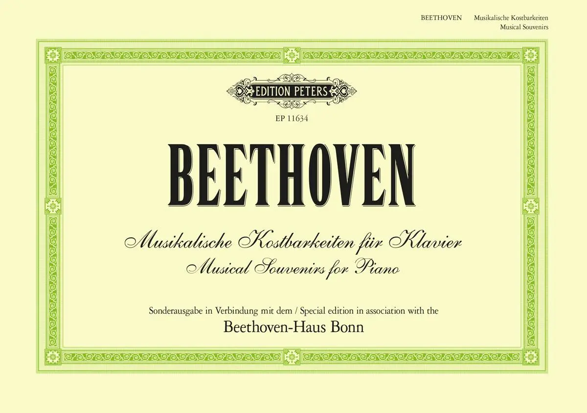 Cover: 9790014136048 | Musikalische Kostbarkeiten für Klavier · Musical Souvenirs for...