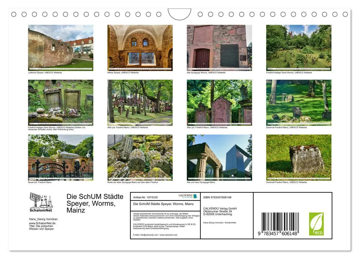 Bild: 9783457606148 | Die SchUM Städte Speyer, Worms, Mainz (Wandkalender 2026 DIN A4...