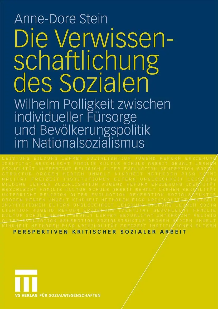 Cover: 9783531166148 | Die Verwissenschaftlichung des Sozialen | Anne-Dore Stein | Buch