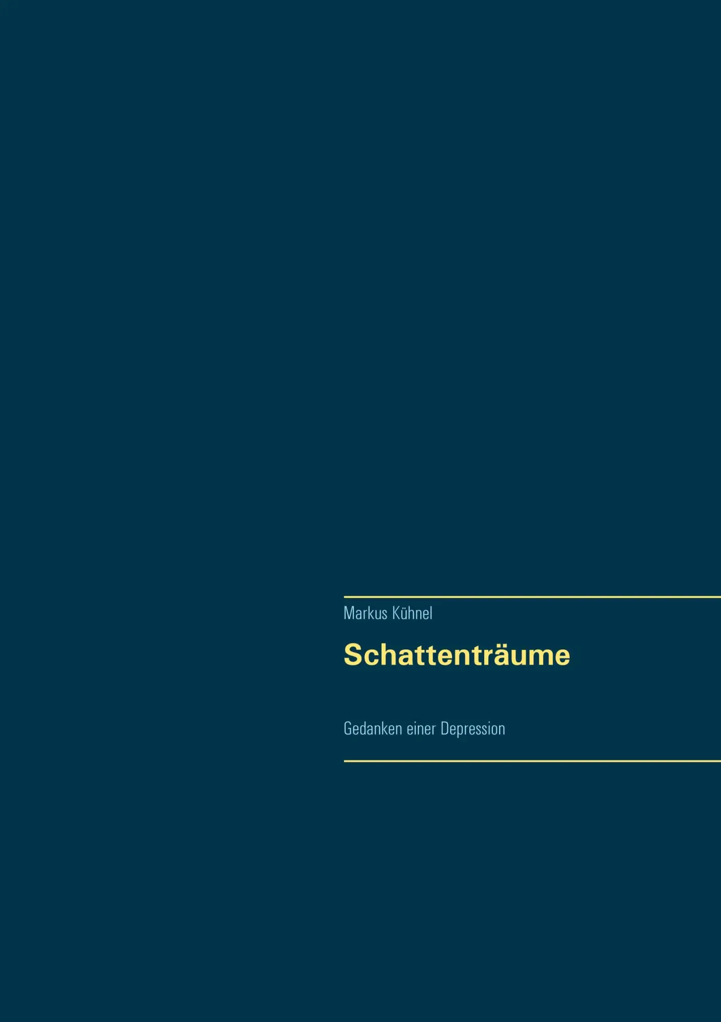 Cover: 9783752626148 | Schattenträume | Gedanken einer Depression | Markus Kühnel | Buch