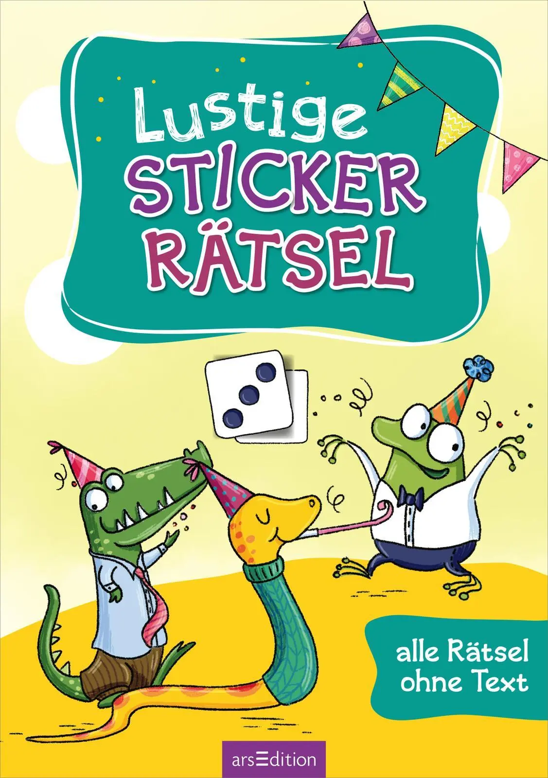 Bild: 9783845856148 | Lustige Sticker-Rätsel | Alle Rätsel ohne Text | Sandy Thißen | Buch