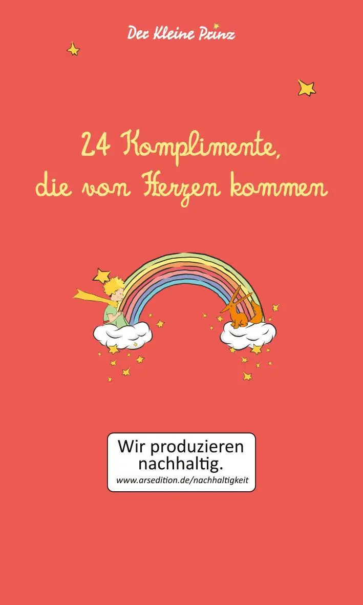 Rückseite: 4014489136248 | Man sieht nur mit dem Herzen gut. 24 kleine Botschaften für dich | Box