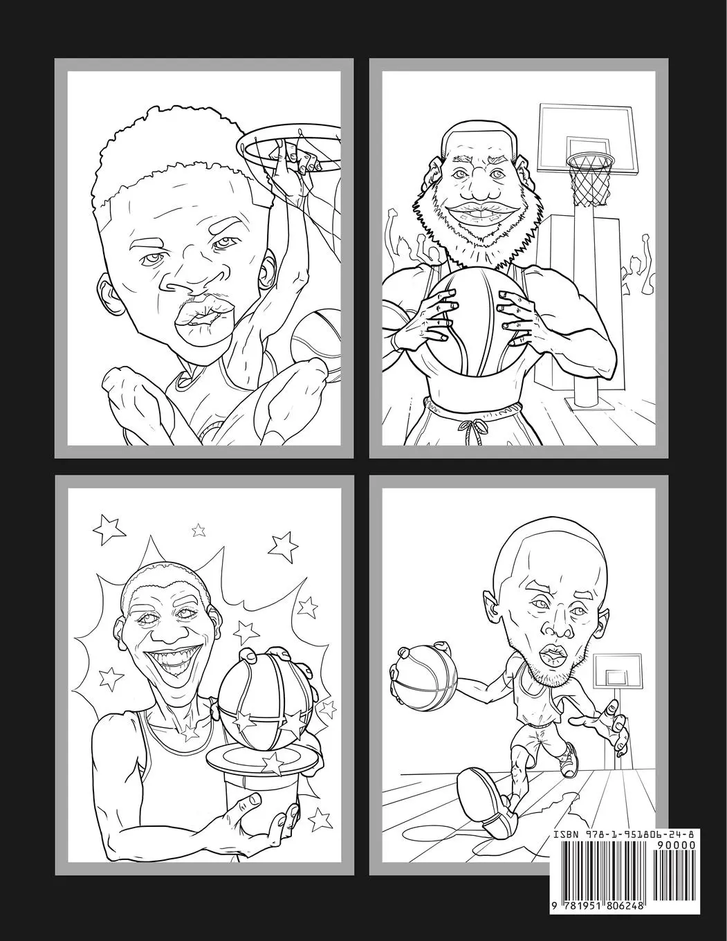 Rückseite: 9781951806248 | Basketball Legends | Activity Wizo | Taschenbuch | Englisch | 2020