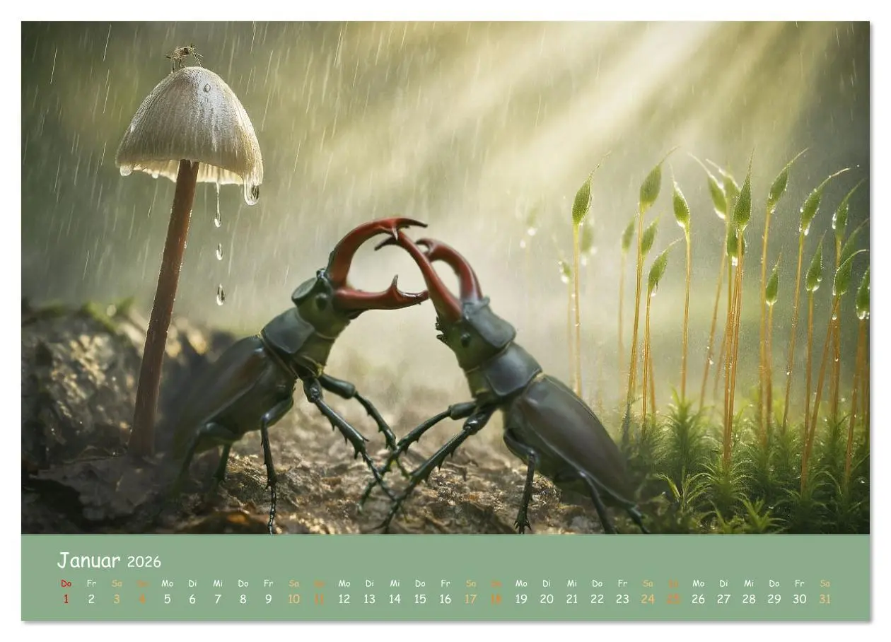 Bild: 9783516616248 | In feuchter Mission - Mistwetter Geschichten (Wandkalender 2026 DIN...