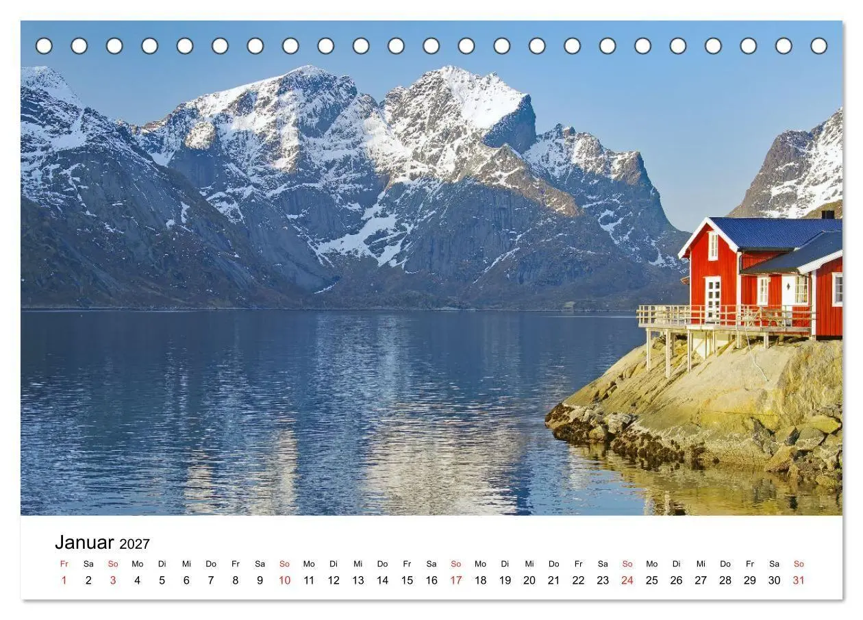 Bild: 9783594076248 | Norwegen 2027 - vom Fjord zum Fjell (Tischkalender 2027 DIN A5...