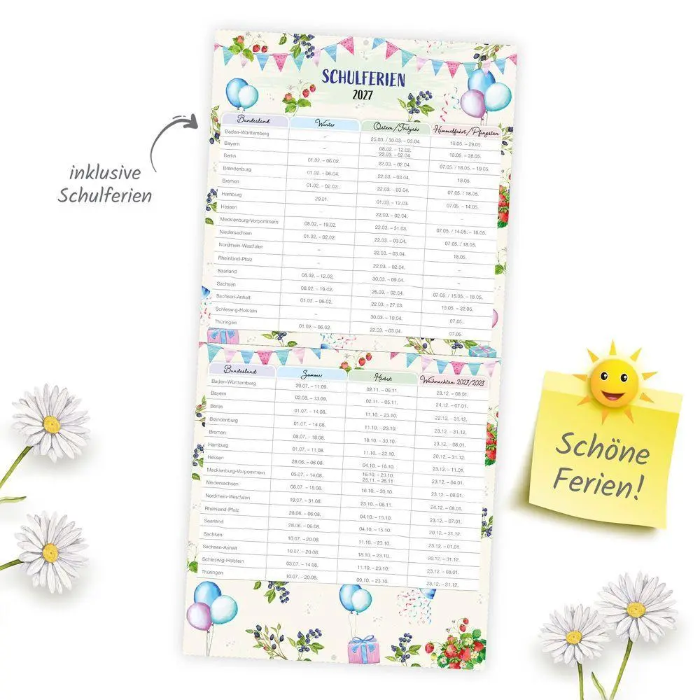 Bild: 9783988026248 | TRÖTSCH - Broschürenkalender Familienplaner 2027 | Wandplaner | KG