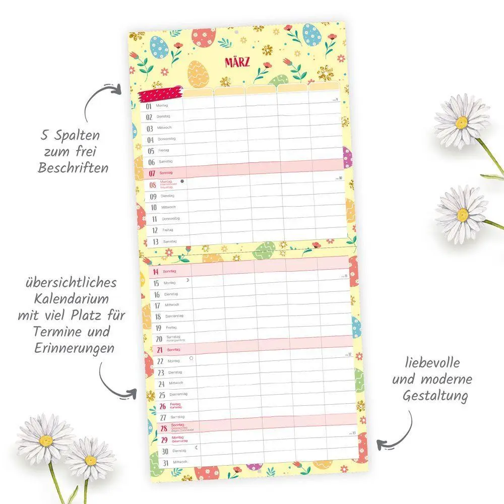 Bild: 9783988026248 | TRÖTSCH - Broschürenkalender Familienplaner 2027 | Wandplaner | KG