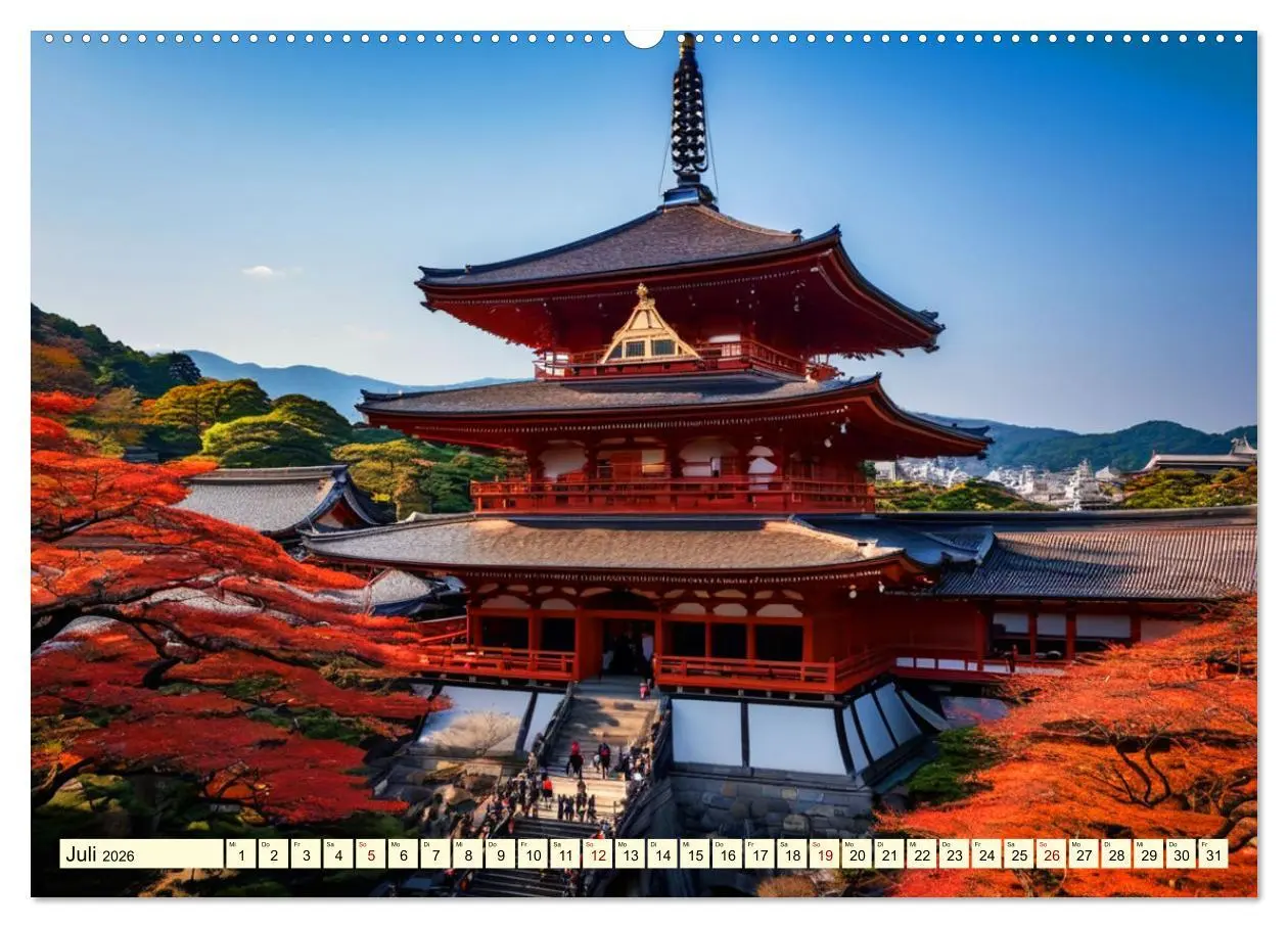 Bild: 9783457376348 | Typisch Japanisch (hochwertiger Premium Wandkalender 2026 DIN A2...